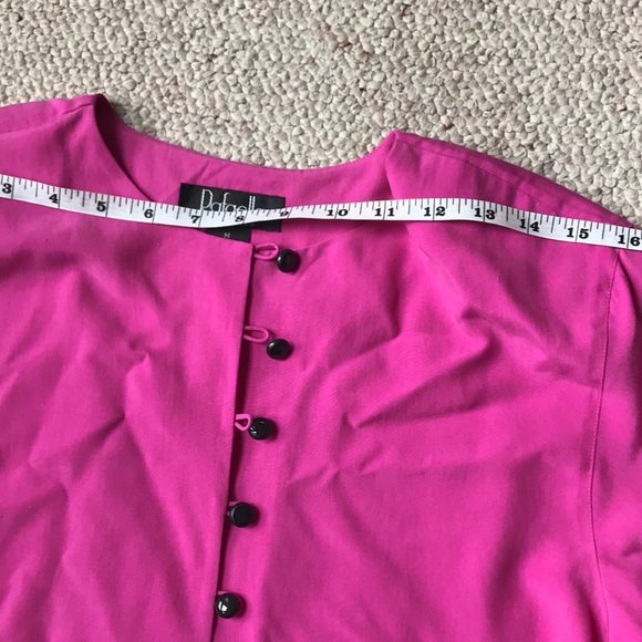 Vintage silk Rafaella blouse M - Picture 6 of 7